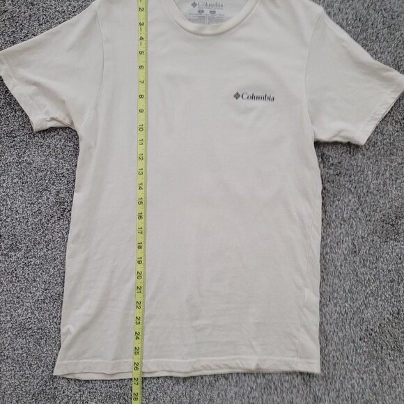 Ladies Columbia Cream Colored T-shirt Small - Picture 9 of 10